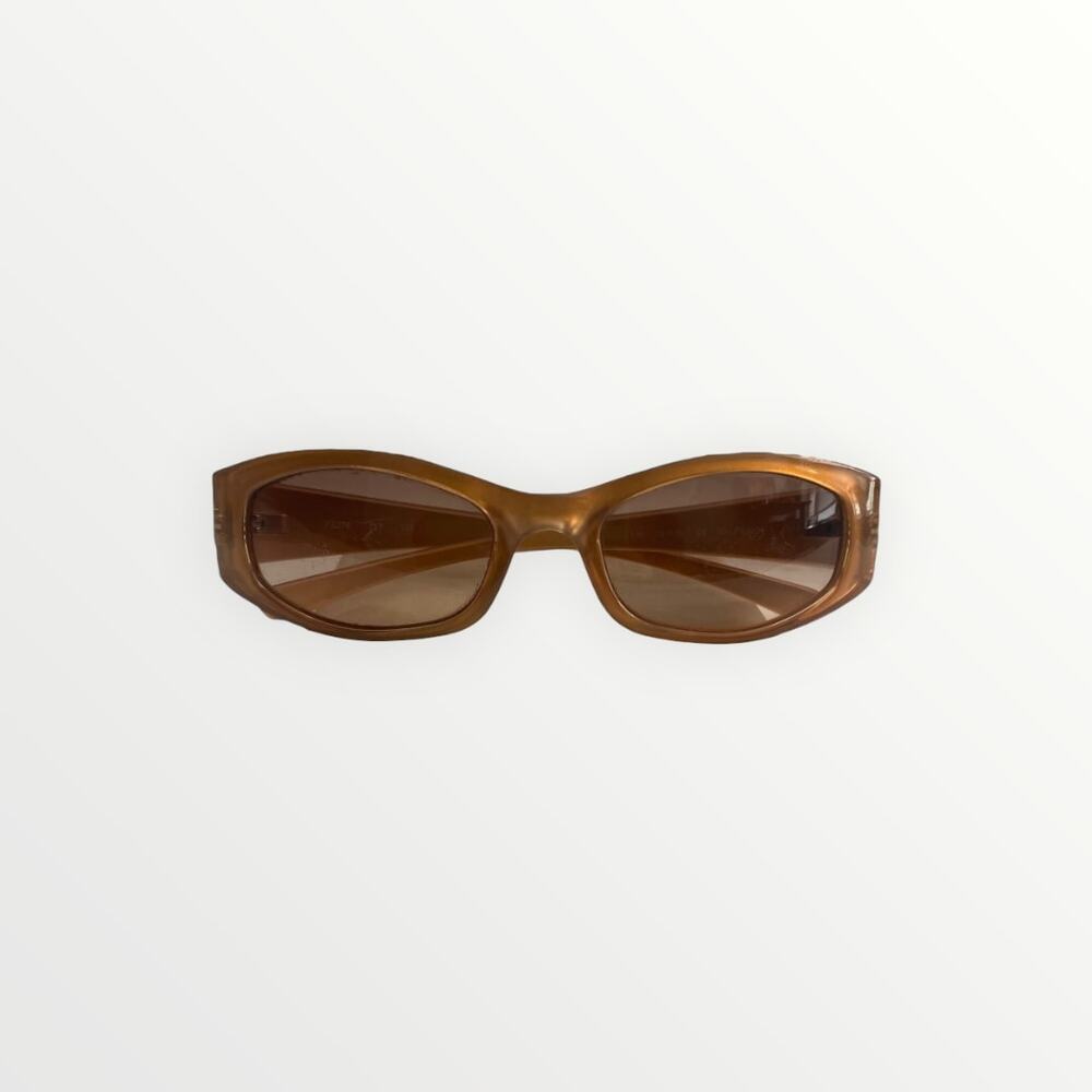 Vintage Brown Fendi FS276 Square Oval Sunglasses